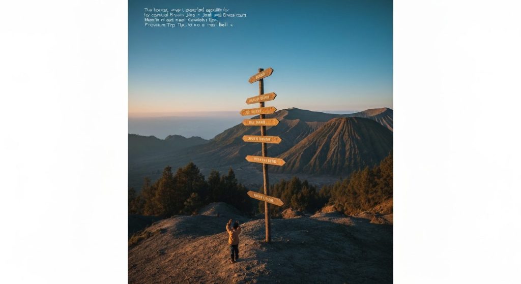 bromo accommodation near cemoro lawang — Photorealistic editorial travel photograph relevant to: The honest, expert-led