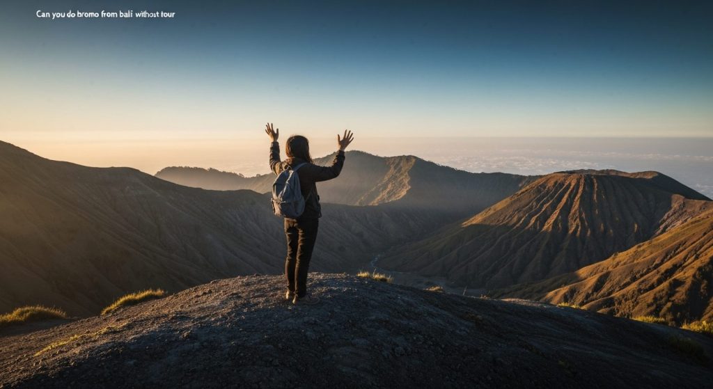 can you do bromo ijen from bali without tour — Photorealistic editorial travel photograph relevant to: The honest, exper