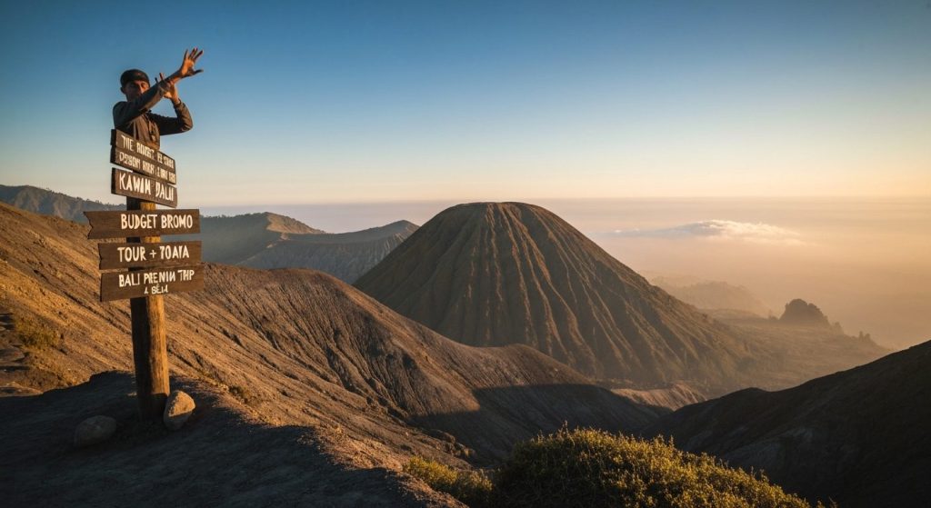 budget bromo ijen tour from bali — Photorealistic editorial travel photograph relevant to: The honest, expert-led specia